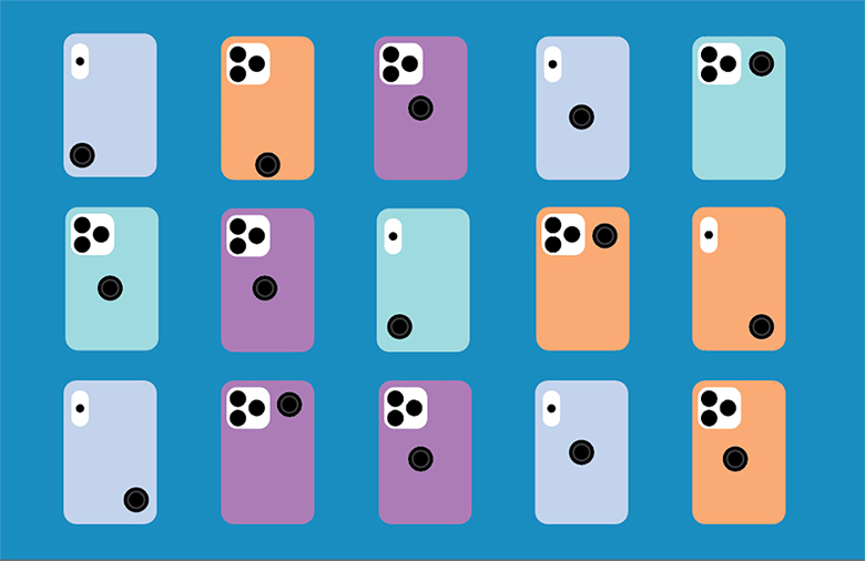 Graphic+design+illustration+of+phones+with+ProxTags